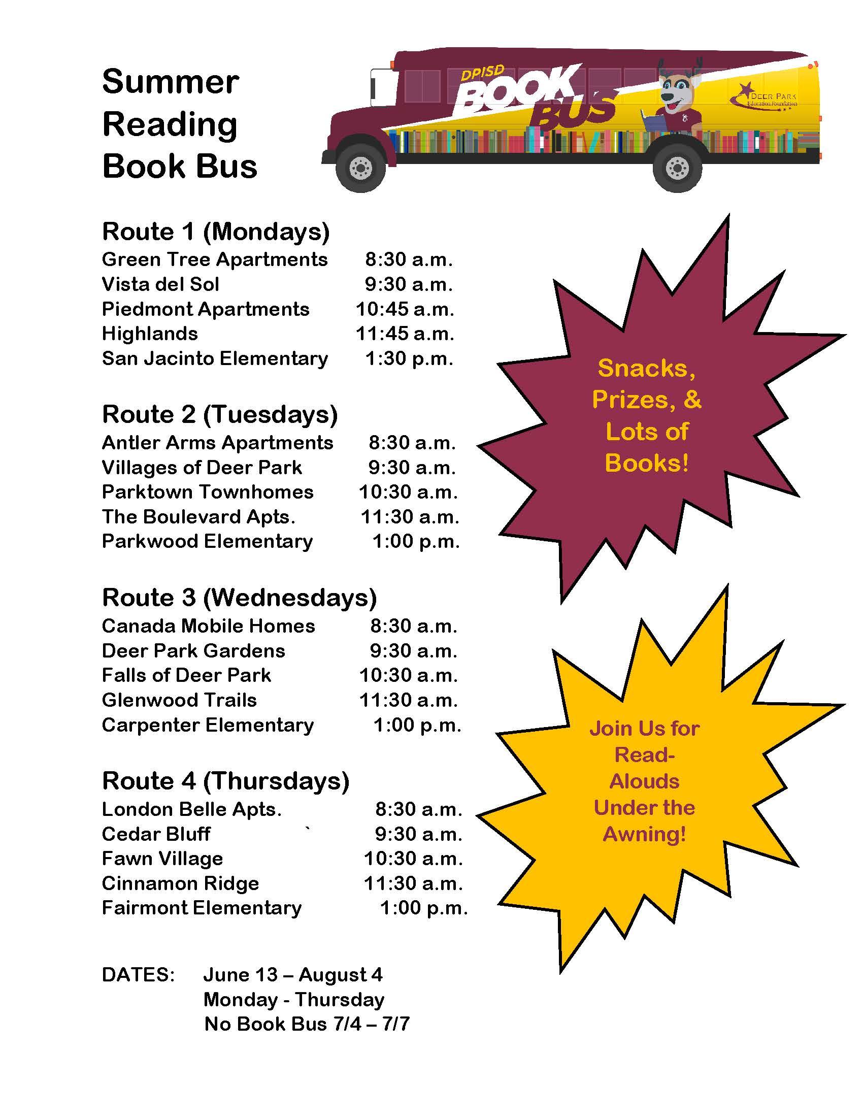 Book Bus Information Photo